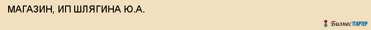 МАГАЗИН, ИП ШЛЯГИНА Ю.А., Волгоград